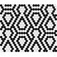 dunin mini hexagon b&w lace mozaika 26x30 