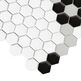 dunin mini hexagon garland black matt mozaika 40.1x34.1 