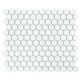 dunin mini hexagon white matt mozaika 26x30 