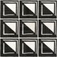 equipe caprice deco patchwork b&w gres 20x20 (22105) 