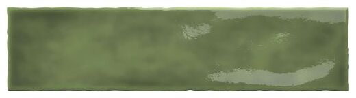 absolut keramika leonardo green glossy płytka ścienna 7.5x30 