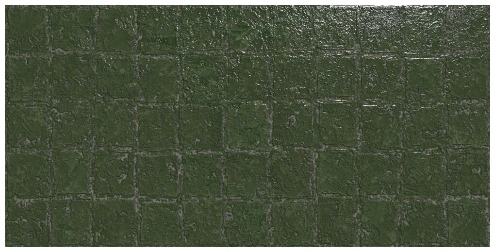 aparici abstra green blocks gres rektyfikowany 49.75x99.55 