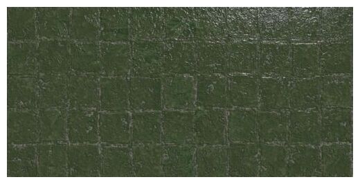aparici abstra green blocks gres rektyfikowany 49.75x99.55 