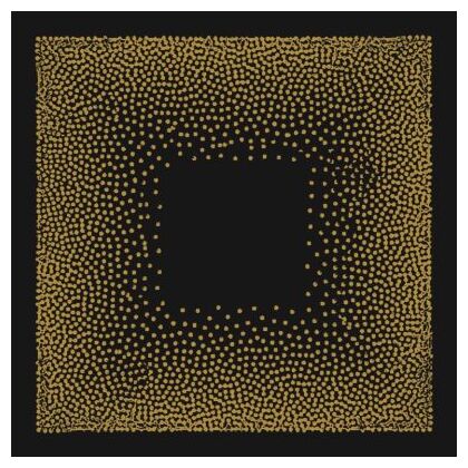 aparici art-deco black negroni natural gres rektyfikowany 29.75x29.75 