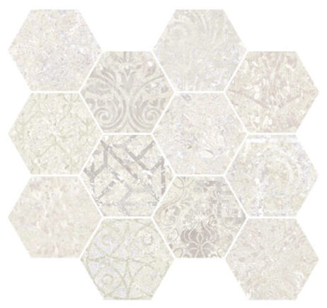 aparici bohemian sand natural hexagonal mozaika 28x30 