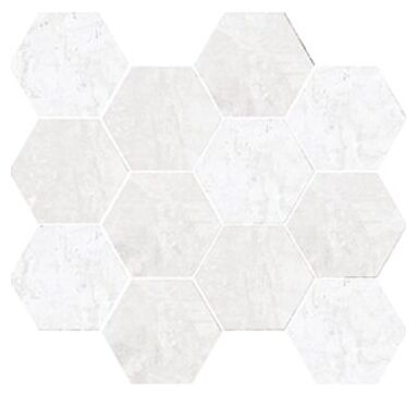 aparici harlem white hexagonal mozaika 28x30 