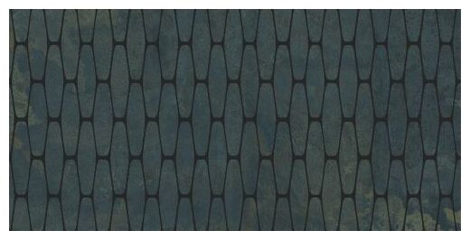 aparici illusion turquoise stamp gres lappato rektyfikowany 49.75x99.55 