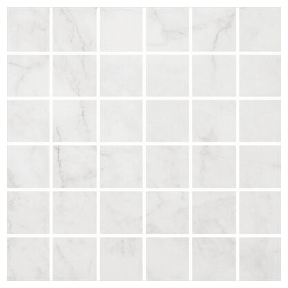 aparici imarble carrara mozaika 5x5 lappato rektyfikowana 29.75x29.75 