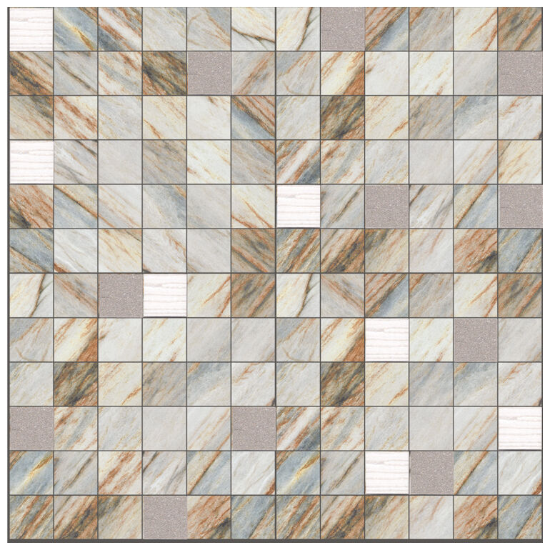 aparici luxor quartzite aurora 2.5x2.5 mozaika 29.75x29.75 