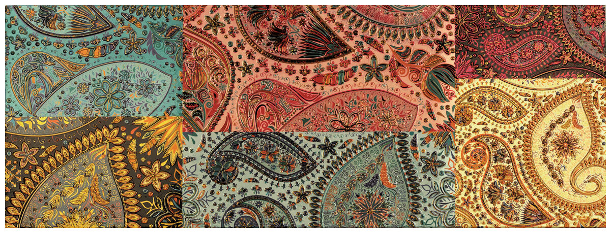 aparici montblanc paisley a dekor 44.63x119.3 