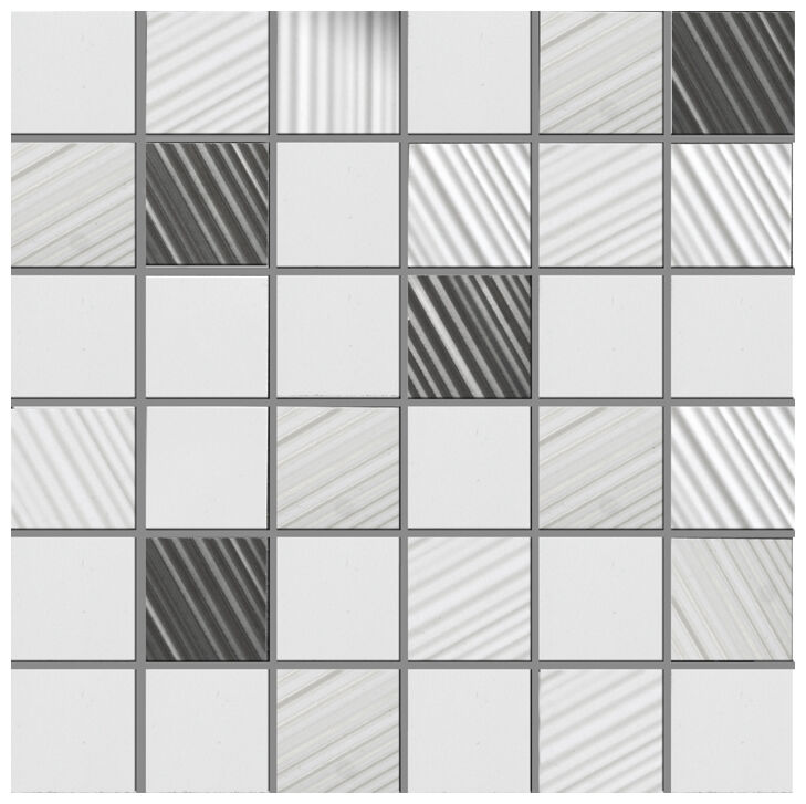 aparici noise blanco 5x5 mozaika 29.75x29.75 