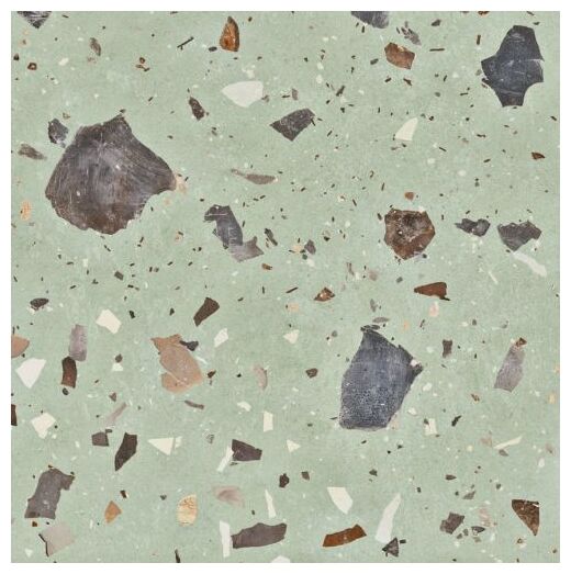 aparici pebble green natural gres rektyfikowany 59.55x59.55 