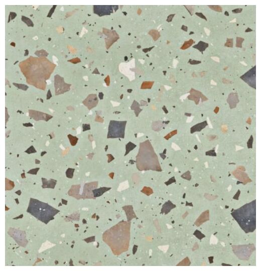 aparici pebble green natural gres rektyfikowany 99.55x99.55 