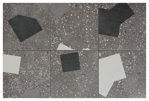 ape ceramica ama ricetta graphite taglio gres rektyfikowany 15x15 