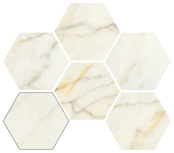 ape ceramica calacatta slow hexagon gres matt 13.9x16 