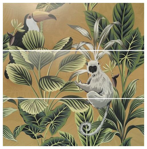 ape ceramica def toucan ocre set(3) dekor 40x120 