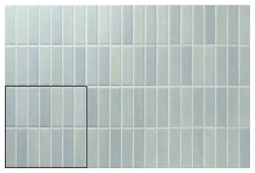ape ceramica incision acquarella light green płytka ścienna 20x20 