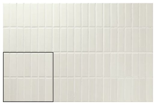 ape ceramica incision acquarella white płytka ścienna 20x20 