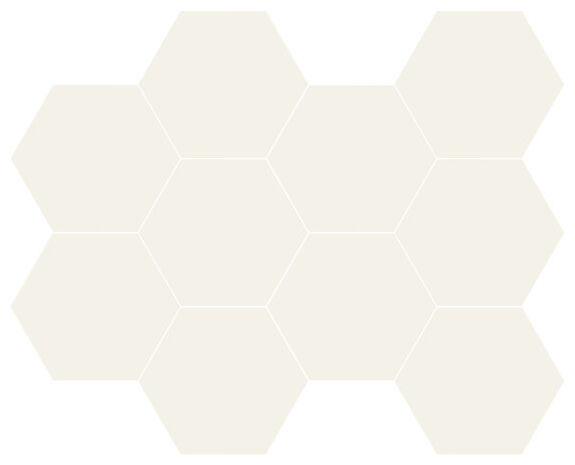 ape ceramica nice white hexagon gres 23x26 