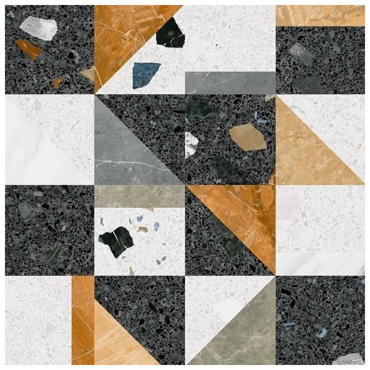 arcana stellato-r multicolor gres rektyfikowany 80x80 