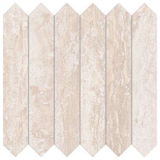 azteca travertine tivoli soft picket ivory mozaika 27.4x29.8 