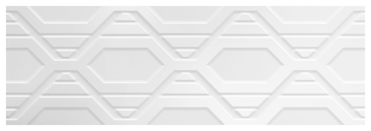 azteca unik oxo white glossy płytka ścienna 30x90 