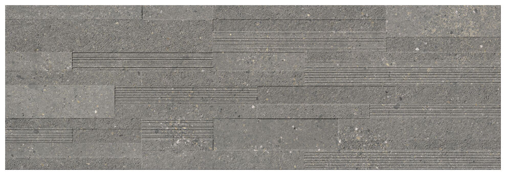 azteca vincent stone wall dark grey płytka ścienna 40x120 