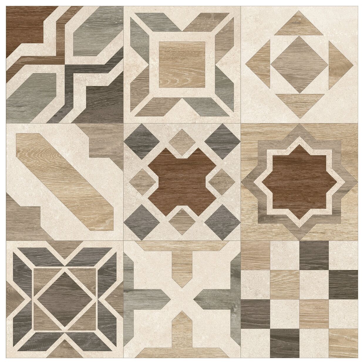 baldocer phuket mix ivory gres rektyfikowany 60x60 