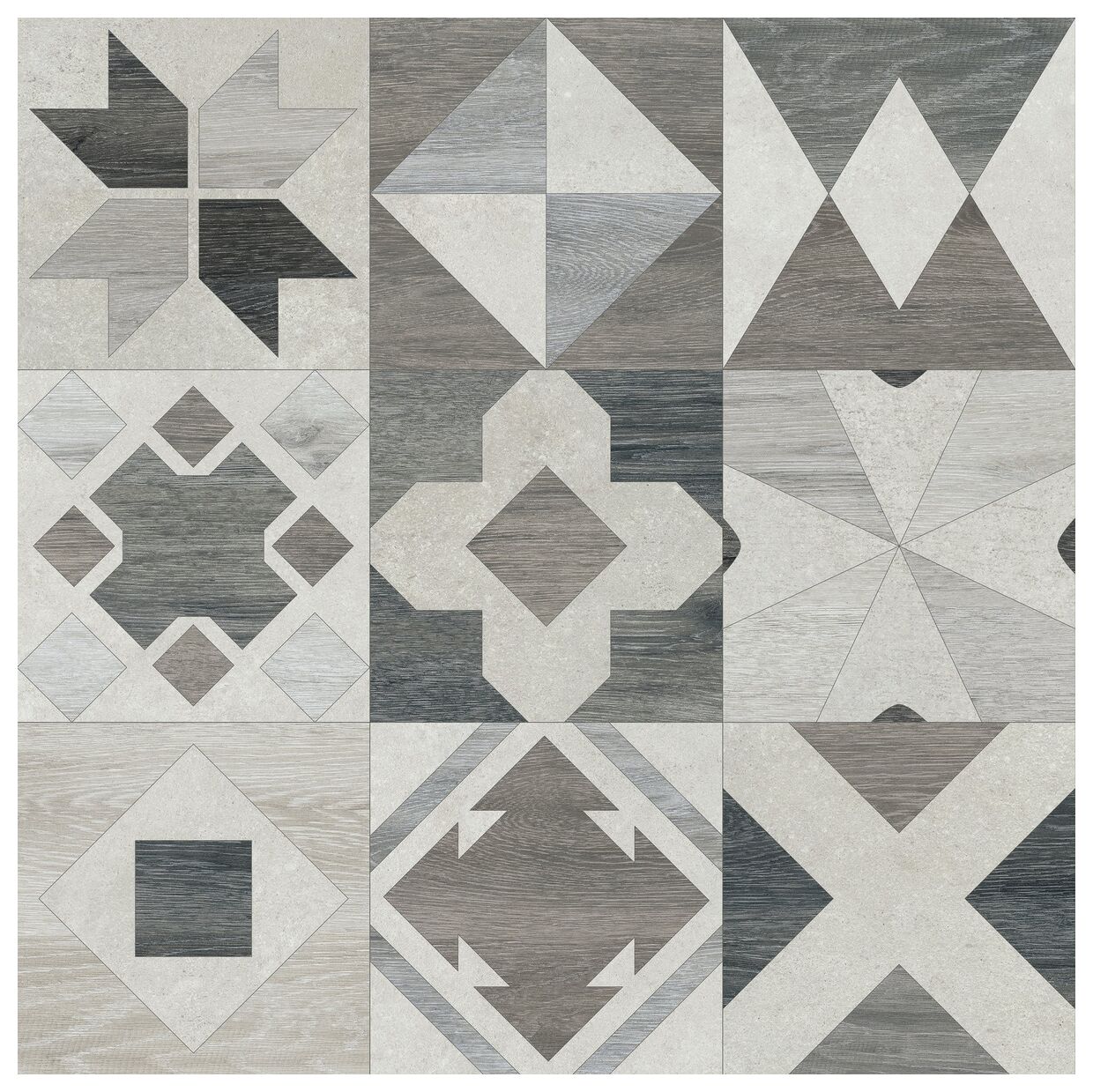 baldocer phuket mix silver gres rektyfikowany 60x60 