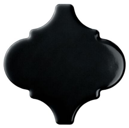 bestile bondi black arabesque shine płytka ścienna 15x15 