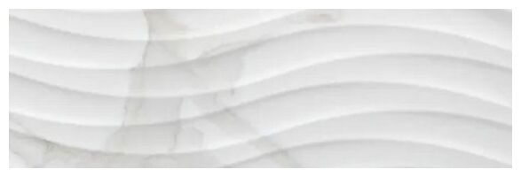 bianca ccr148-1 demeter white onda płytka ścienna 25x75 
