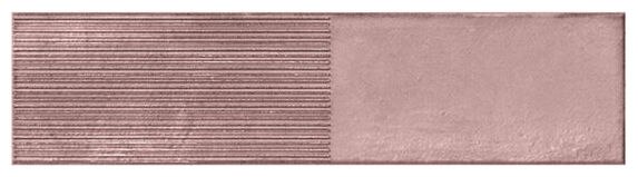 carmen ceramic art gleam rose gres 5.7x23.2 