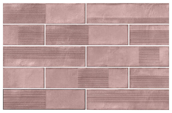 carmen ceramic art gleam rose gres 5.7x23.2 