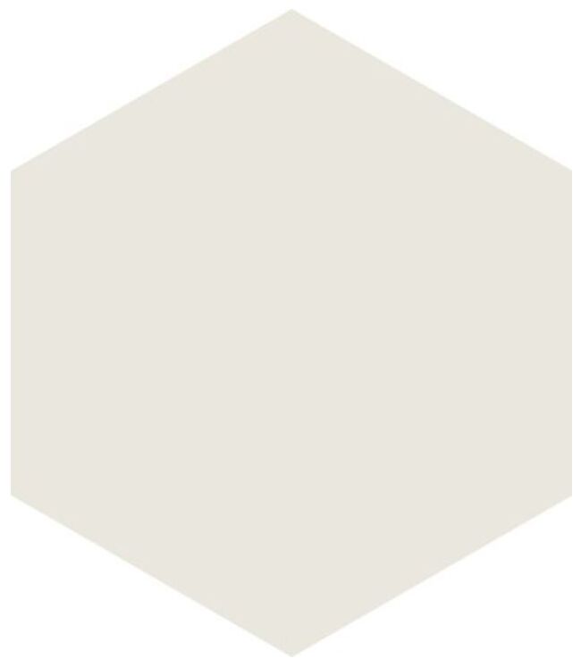 carmen ceramic art hexagon white gres 17.5x20.2 