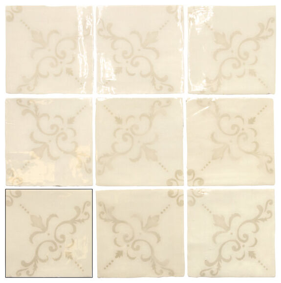 carmen ceramic art moura beige płytka ścienna 13x13 