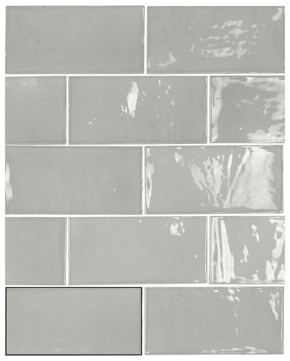 carmen ceramic art power grey gloss płytka ścienna 6.2x12.5 