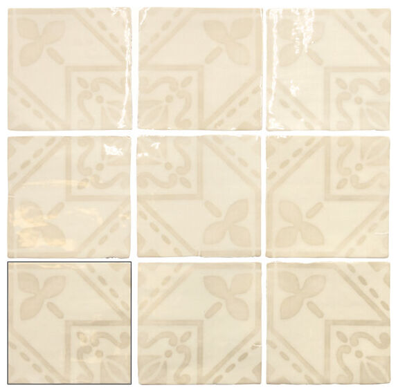 carmen ceramic art tavares beige płytka ścienna 13x13 