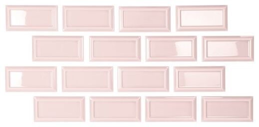 carmen ceramic art tiana pink płytka ścienna 6.5x13 