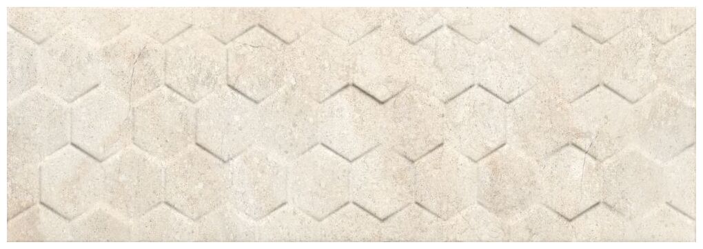 ceramika color arena cream hexagon płytka ścienna 25x75 g1 