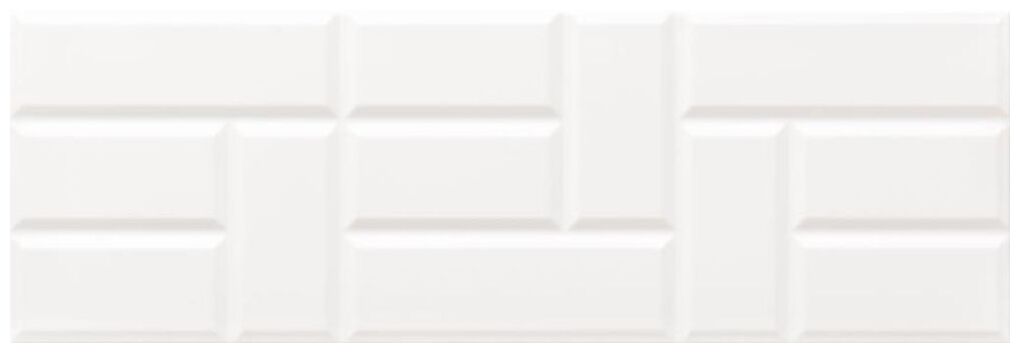 ceramika color art white struktura płytka ścienna 25x75 g1 