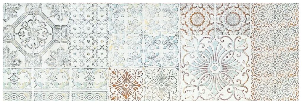 ceramika color vinci patchwork płytka ścienna 25x75 