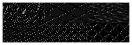 ceramika końskie black dekor 20x60 