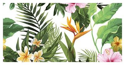 ceramika końskie tropical flowers inserto kpl=2szt dekor 30x60 