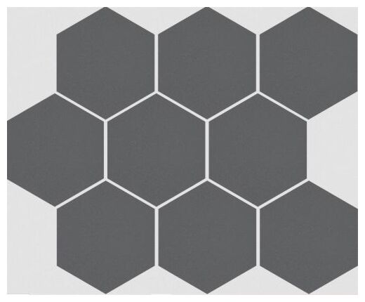 cerrad cambia grafit mozaika heksagon lappato rektyfikowana 27.53x33.4x0.8 