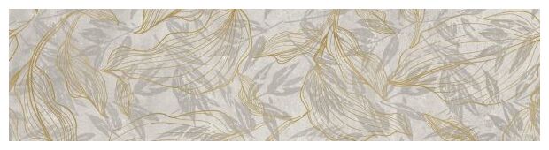 cerrad softcement white flower dekor poler rektyfikowany 29.7x119.7 