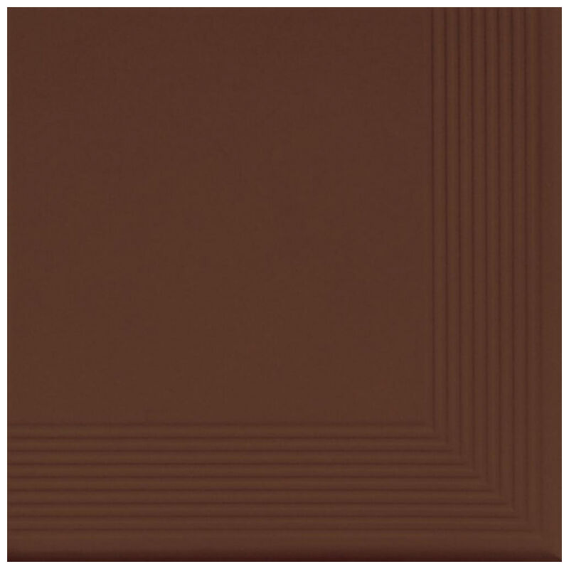 cerrad brąz stopnica narożna mat 30x30 