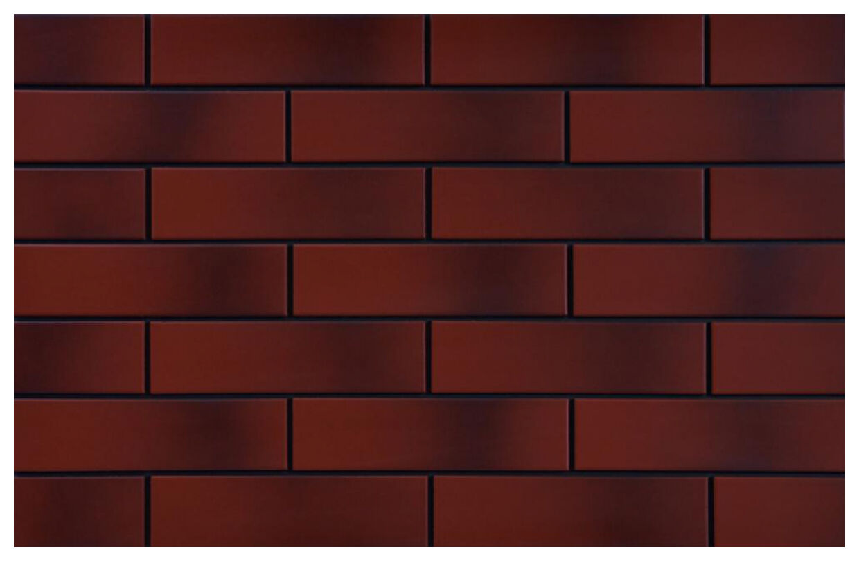 cerrad country wiśnia gładka mat elewacja 6.5x24.5 