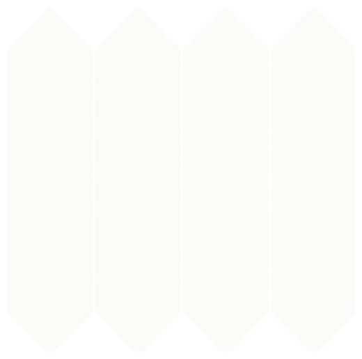 cersanit arrow white mosaic satin 28x28 