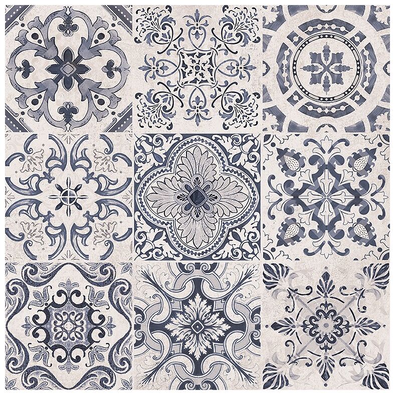 cersanit primero patchwork blue gres lappato rektyfikowany 59.8x59.8 