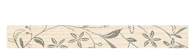 cersanit tanaka cream flower listwa 5x40 